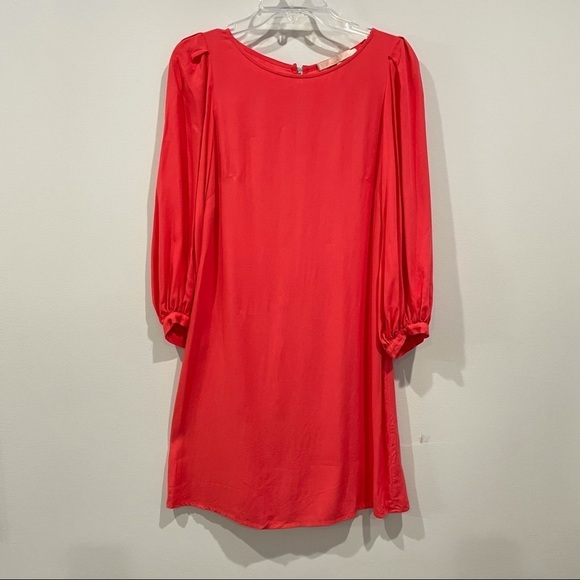 Hutch Orange Balloon Sleeve Dress Exposed‎ Zipper Size 2 - Picture 7 of 7